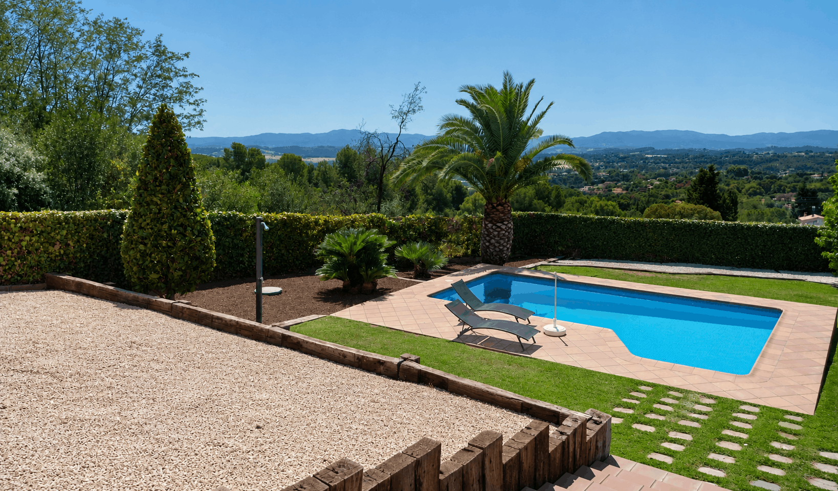 Jardí a l'Ametlla del Vallès