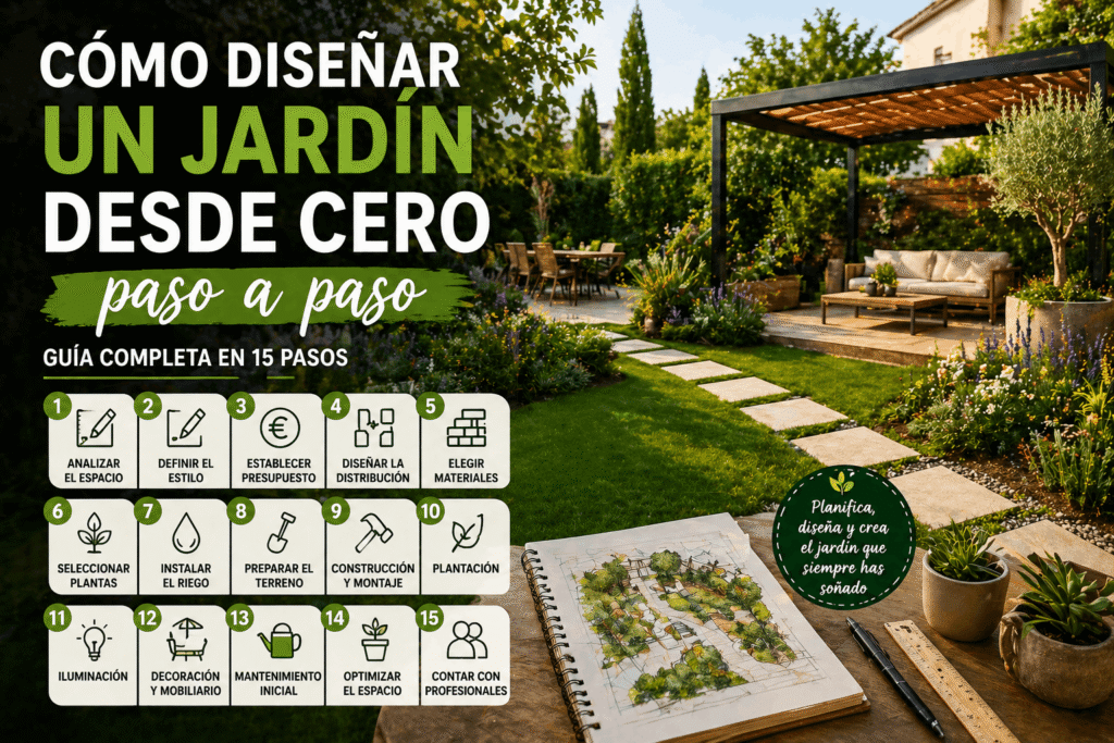Diseño de jardin Sant cugat