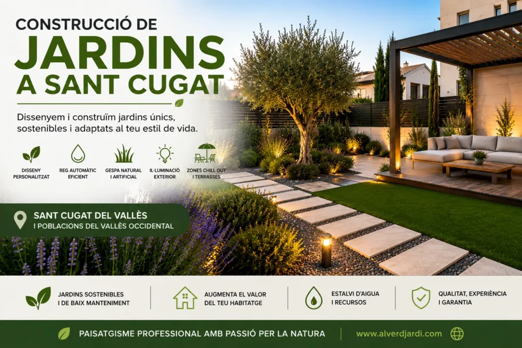 Construccio de jardins sant cugat