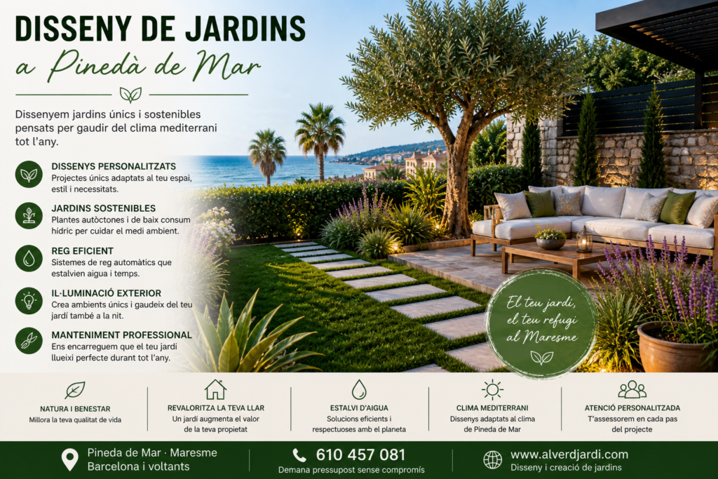 Disseny de jardins pineda de mar