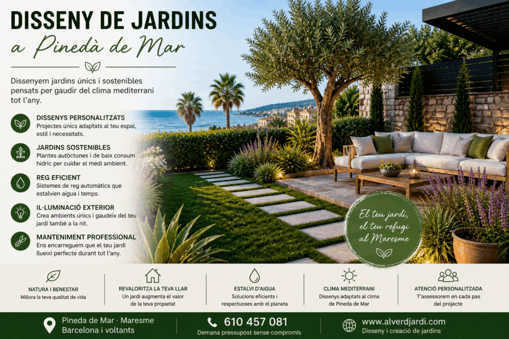 Disseny de jardins pineda de mar.