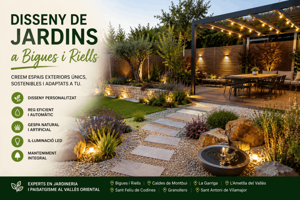 Disseny de jardins Bigues i Riells
