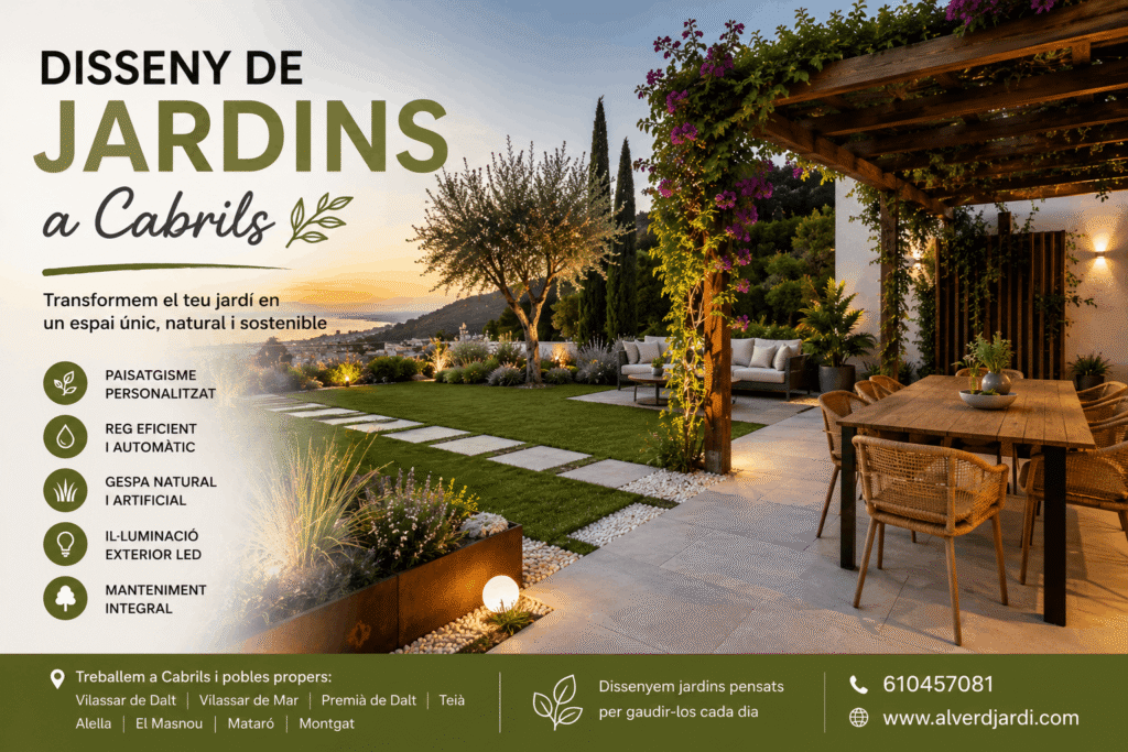 Disseny de jardins Cabrils.