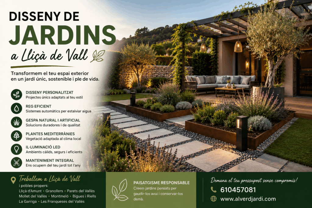 Disseny de jardins Lliçà de Vall
