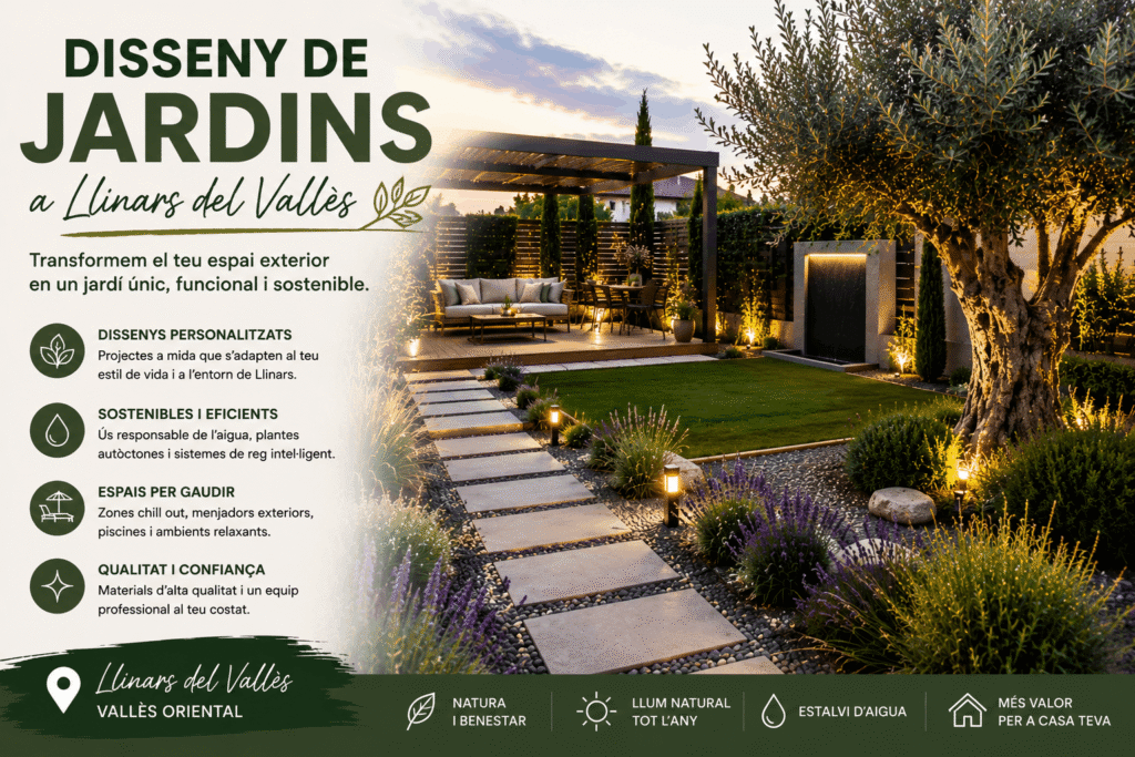 Disseny de jardins Llinars del Vallès