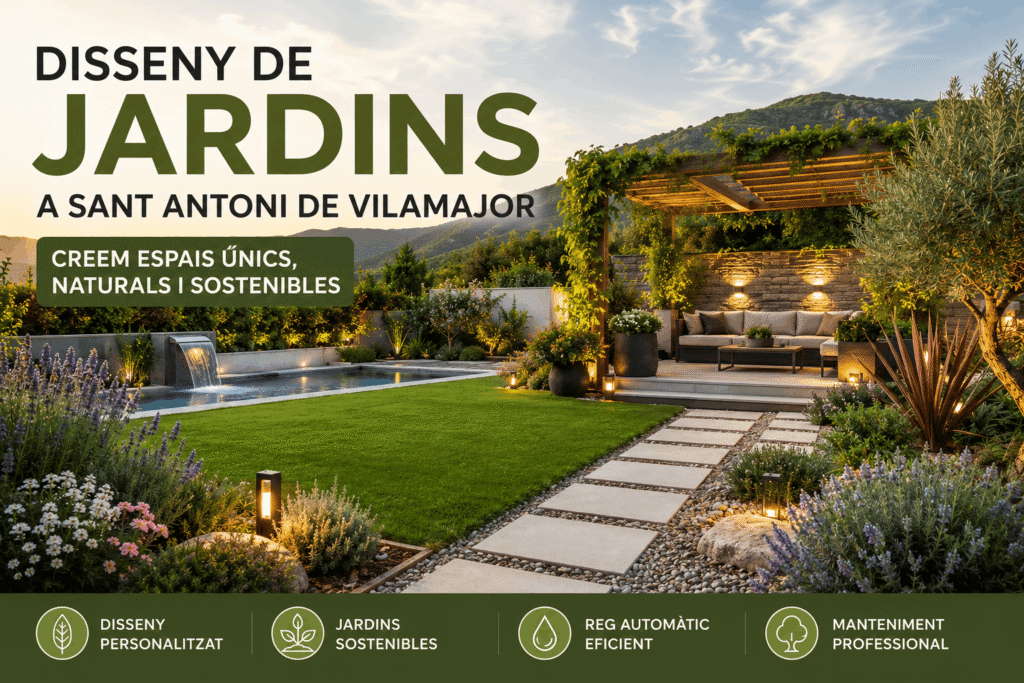 Disseny de jardins Sant Antoni de Vilamajor