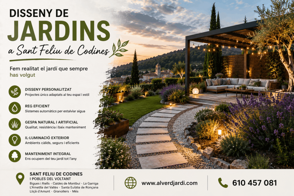 Disseny de jardins Sant Feliu de Codines