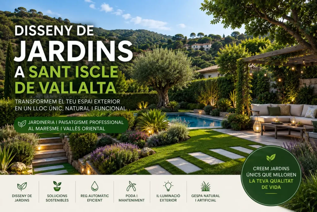 Disseny de jardins Sant Iscle de Vallalta
