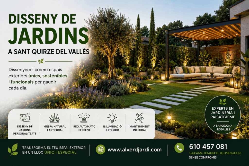Disseny de jardins Sant quirze del valles