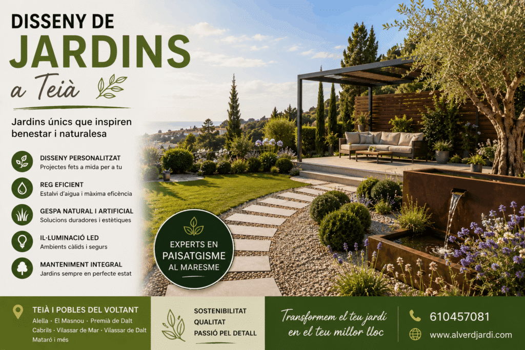 Disseny de jardins Teià