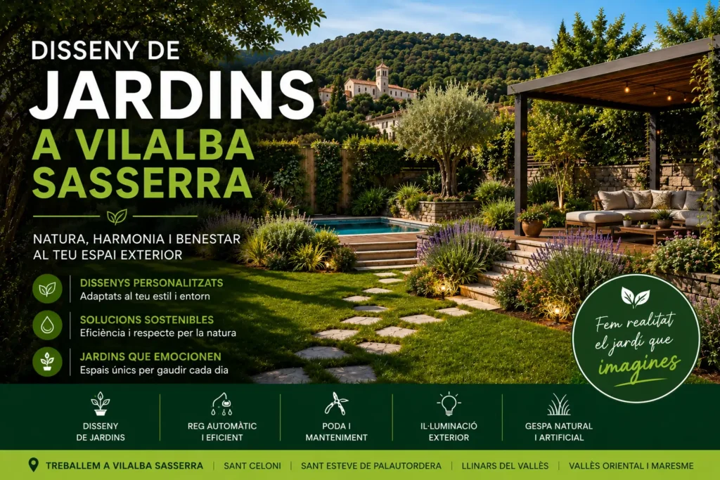 Disseny de jardins Villalba Sasserra