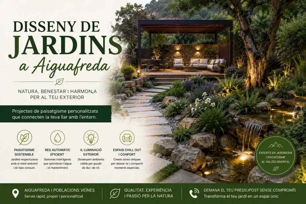 Disseny de jardins a Aiguafreda
