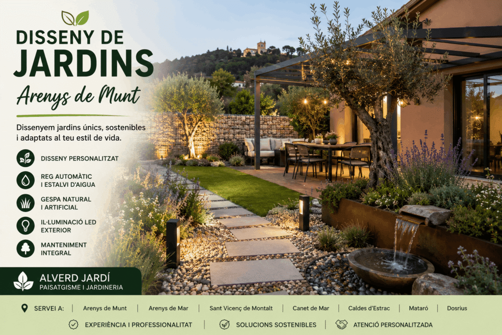 Disseny de jardins a Arenys de Munt