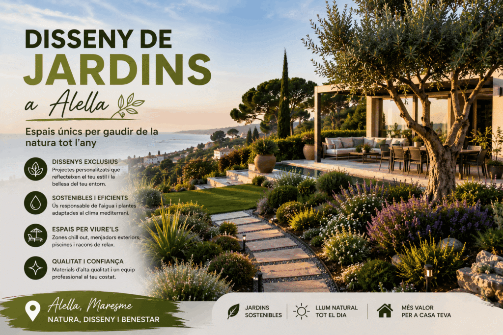 Disseny de jardins alella.
