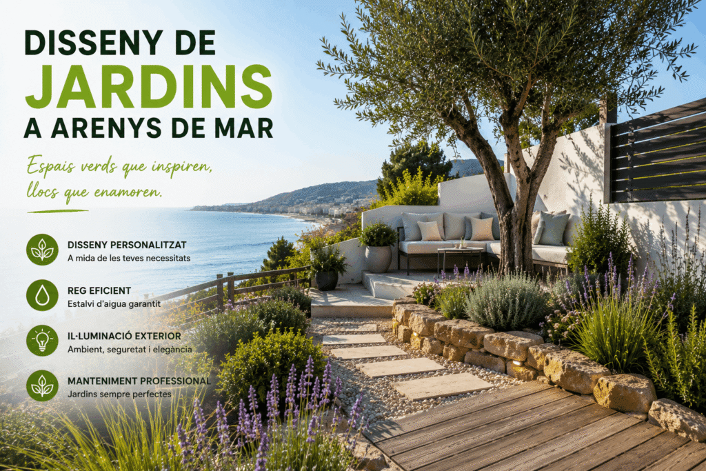 Disseny de jardins arenys de mar.