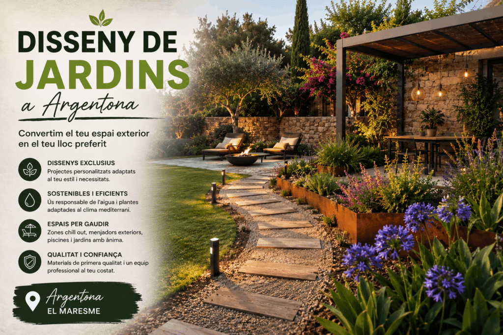 Disseny de jardins argentona.