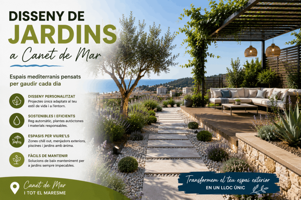 Disseny de jardins canet de mar.