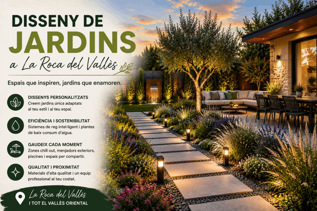 Disseny de jardins la roca del valles