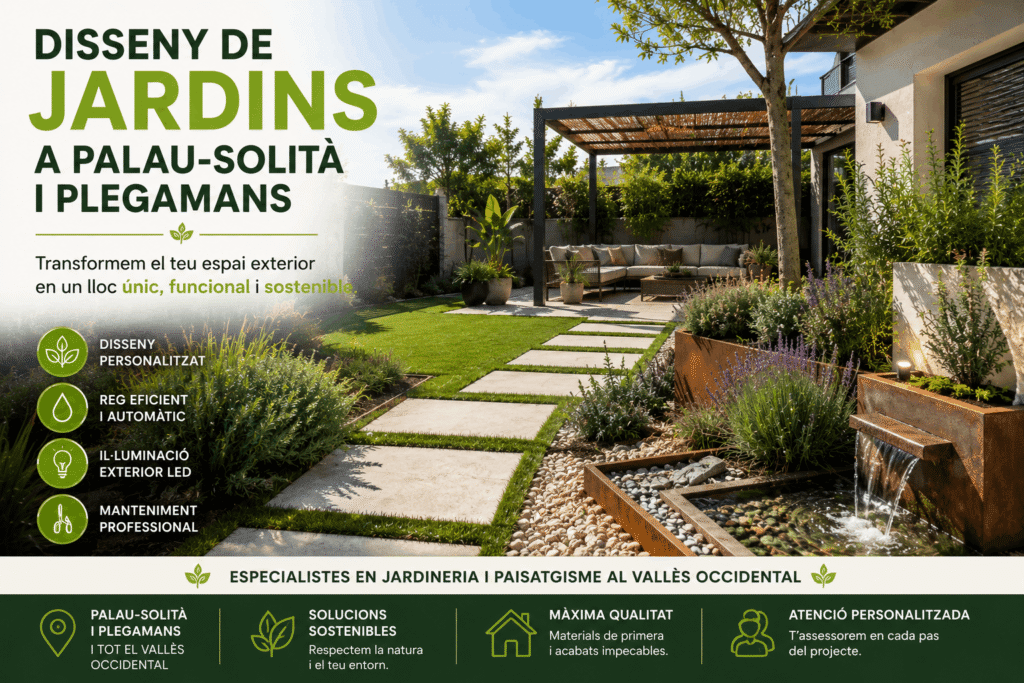 Disseny de jardins palau-solita i plegamans