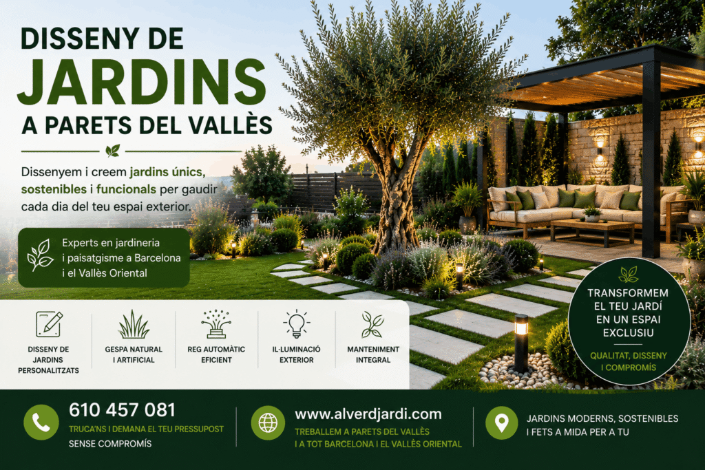 Disseny de jardins parets del valles