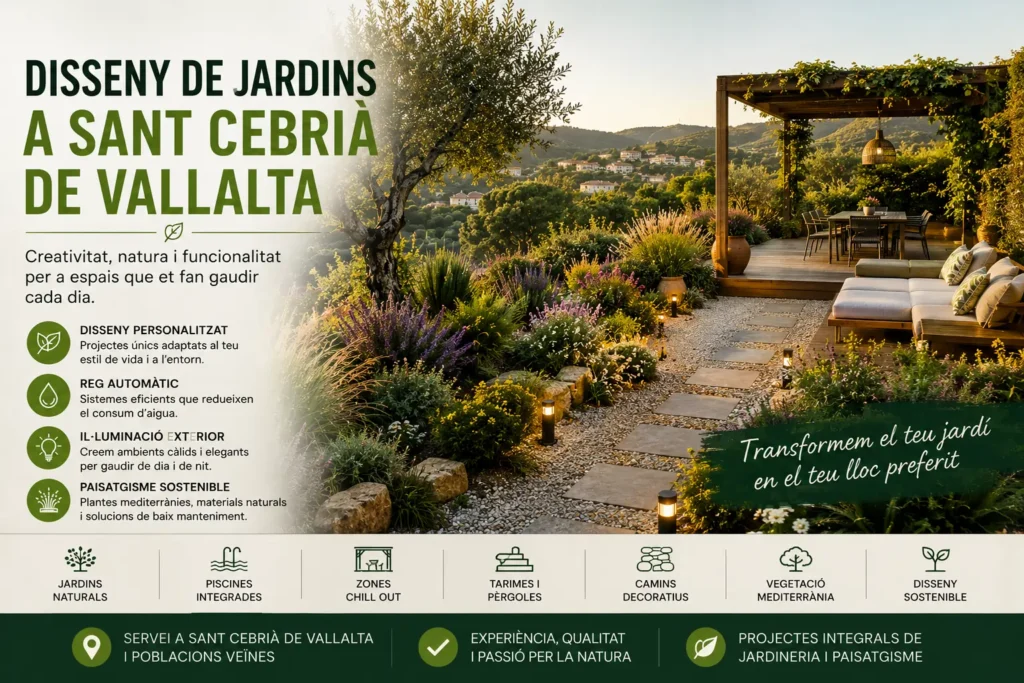 Disseny de jardins sant cebria de vallalta