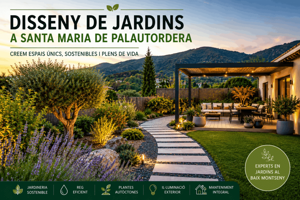 Disseny de jardins santa maria de palautordera.