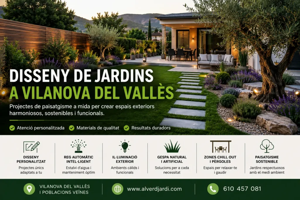 Disseny de jardins vilanova del valles