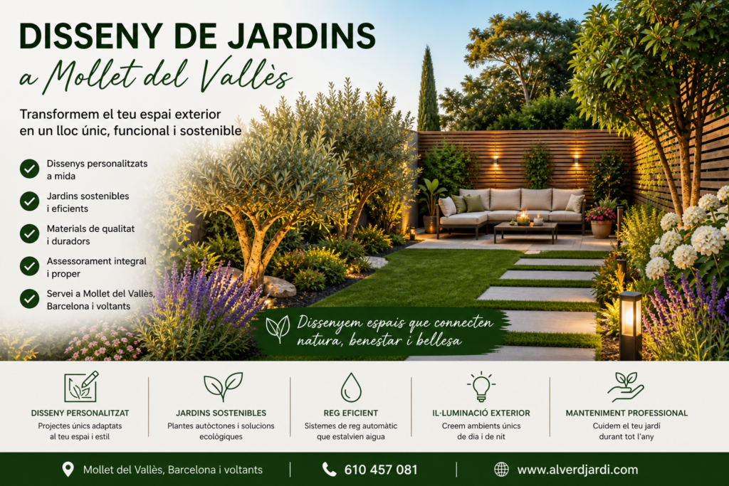 disseny de jardins mollet