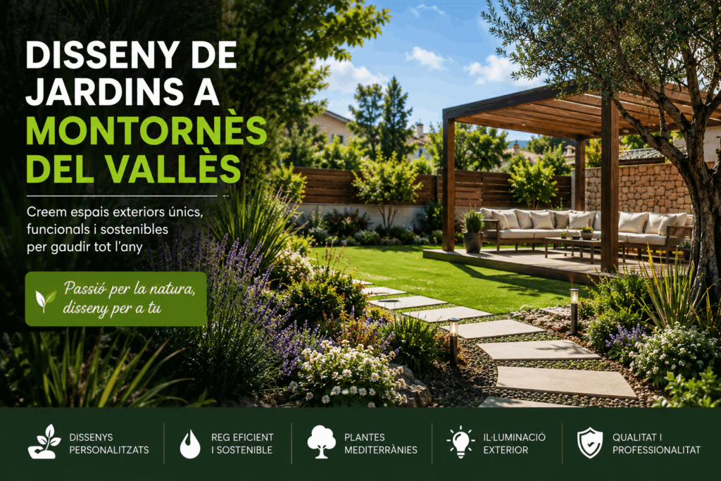 disseny de jardins montornes del valles