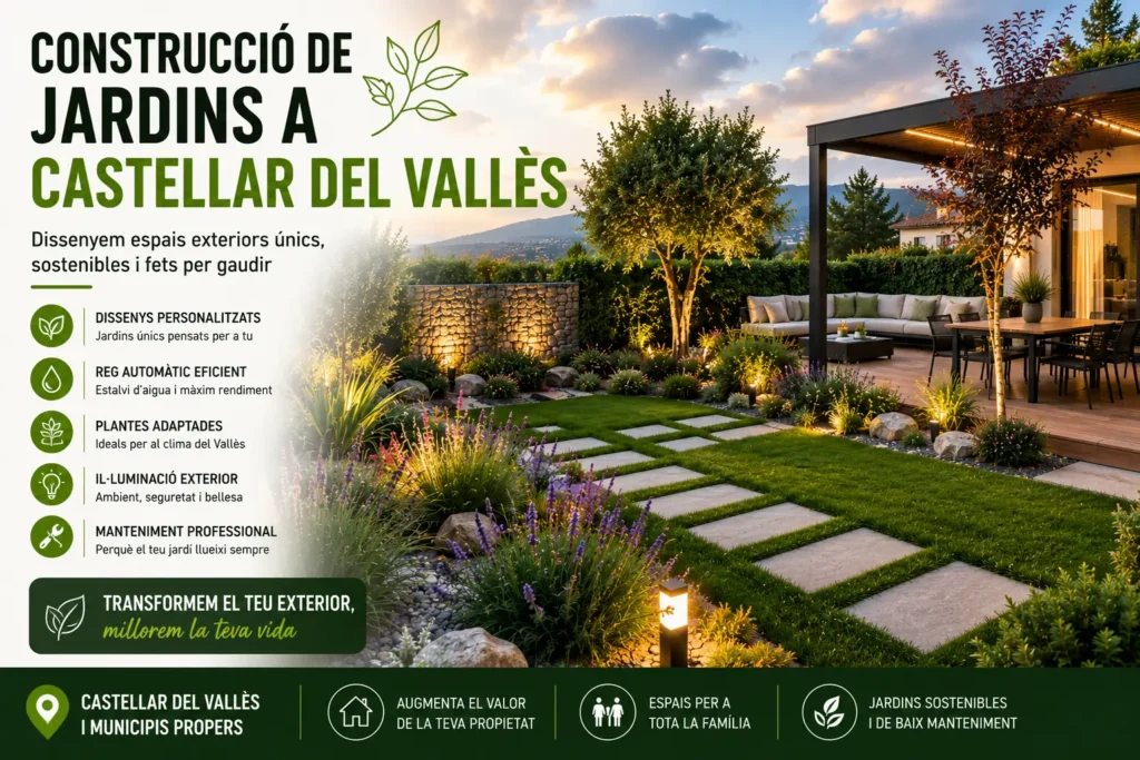Construccio de jardins Castellar del Vallès