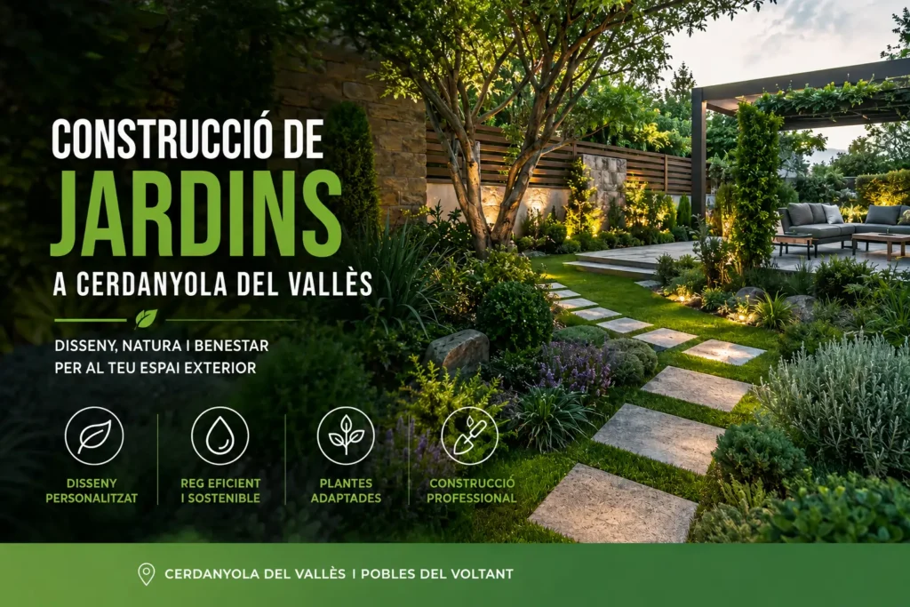 Construccio de jardins Cerdanyola del Vallès