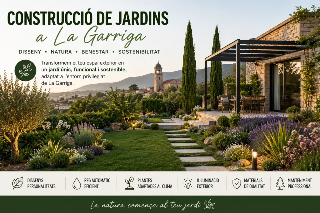 Construccio de jardins La garriga