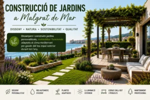 Construccio de jardins Malgrat de Mar