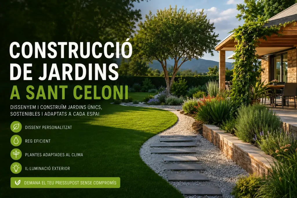 Construccio de jardins Sant celoni