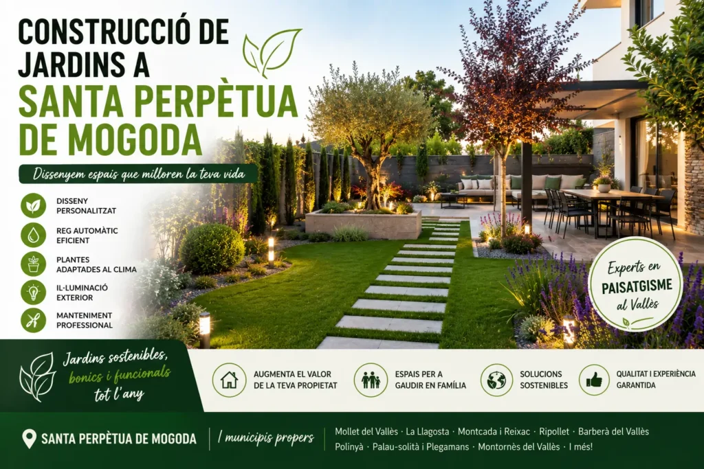 Construccio de jardins Santa Perpètua de Mogoda