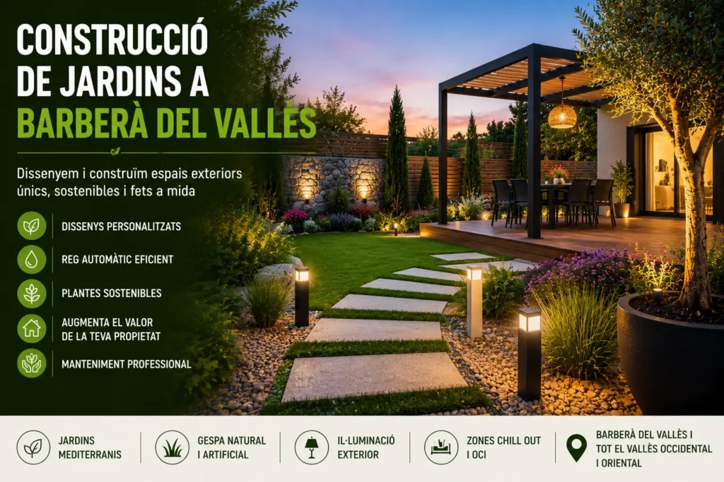 Construccio de jardins barbera del valles