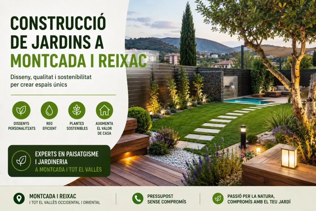 Construccio de jardins montcada i reixac