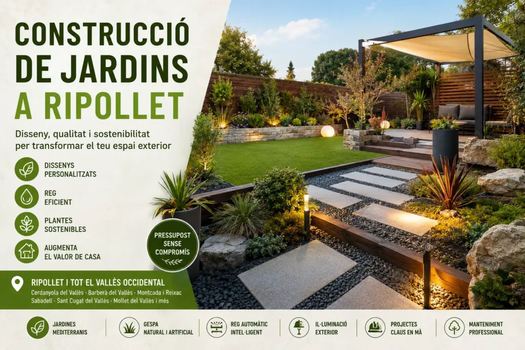 Construccio de jardins ripollet