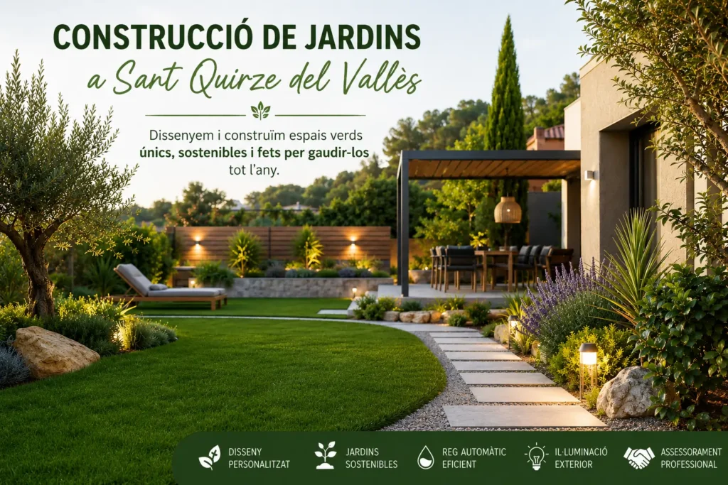 Construccio de jardins sant quirze del valles