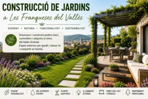 construccio de jardins Les Franqueses del Vallès