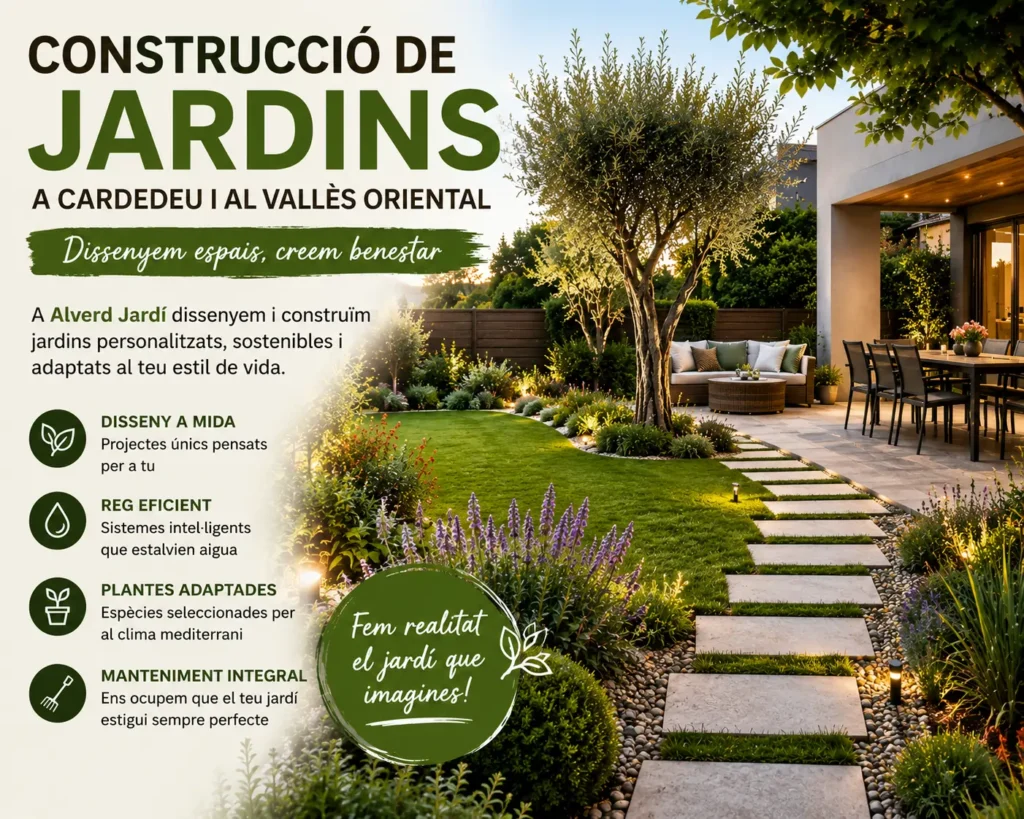 Construccio de jardins Cardedeu