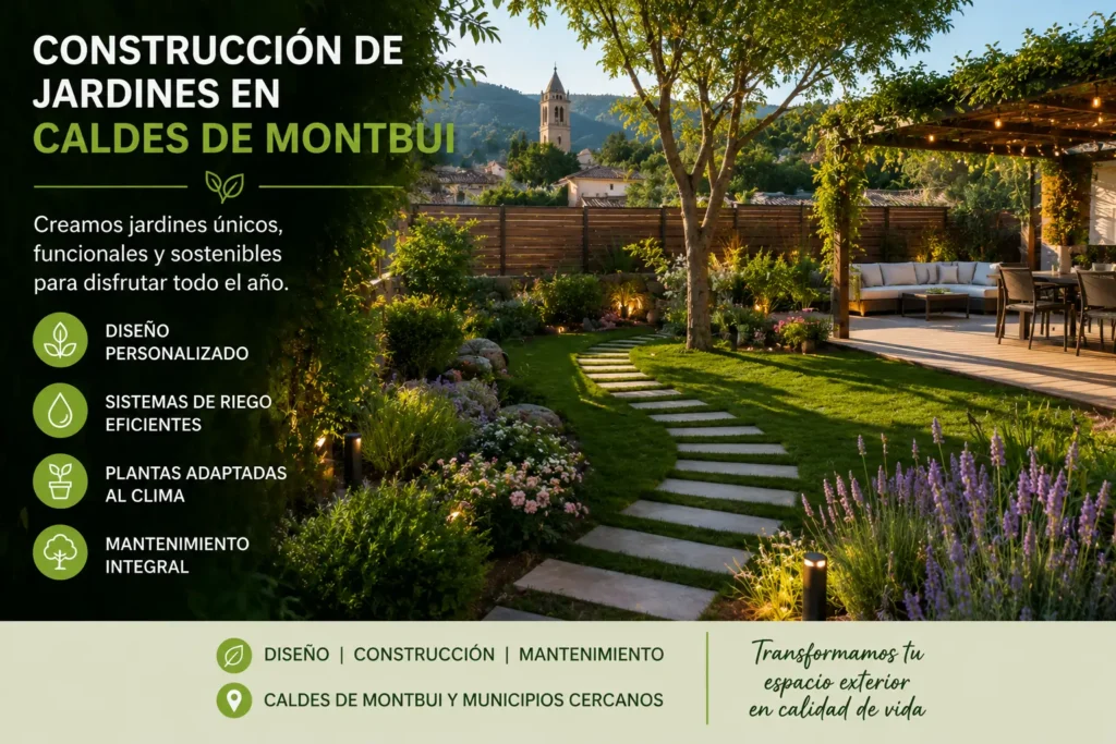 Construccio de jardins caldes de montbui