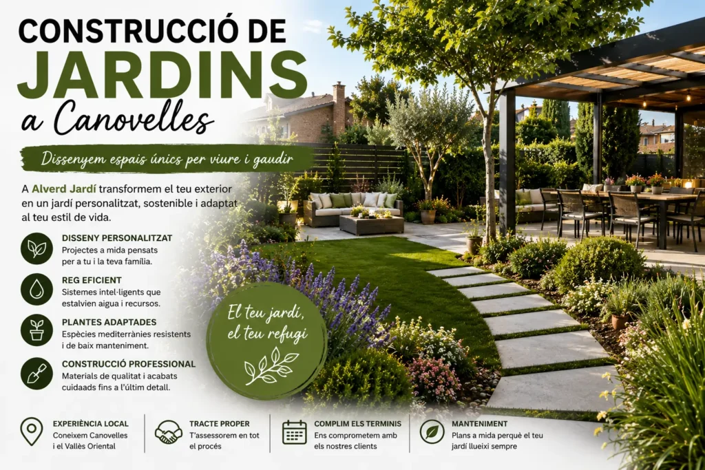 Construccio de jardins canovelles