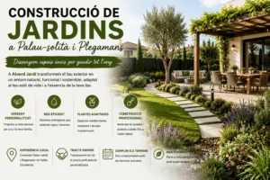 Construccio de jardins palau solità i plegamans